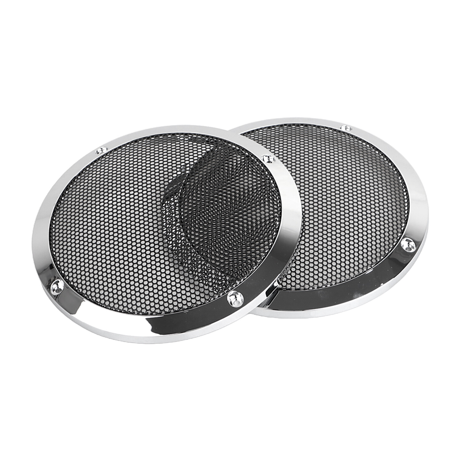 6.5″ Saddlebag Lid Speaker Grill Cover For Harley Electra Street Road Glide King