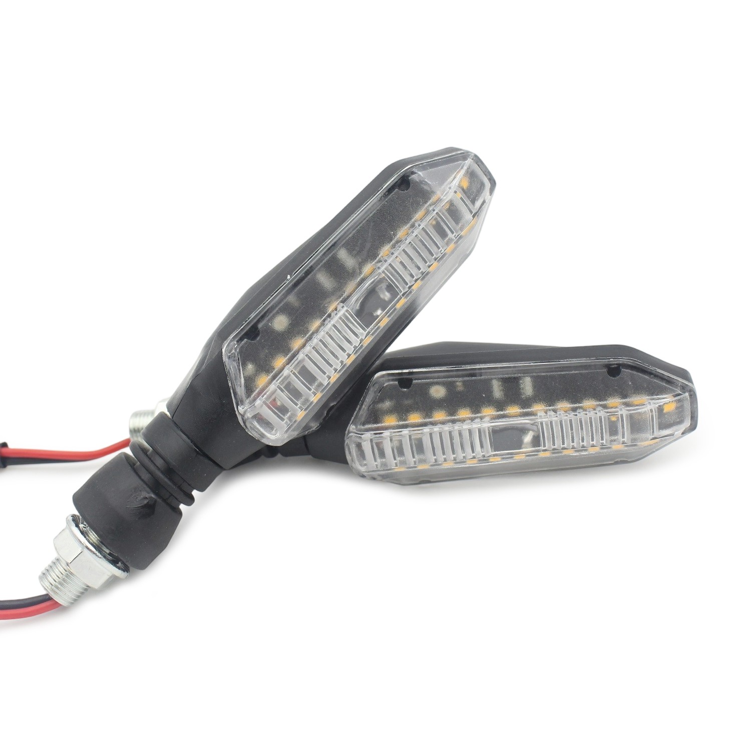 Universal 4PCS Motorcycle Led Turn Signal Indicator Blinker Amber Lights Durable