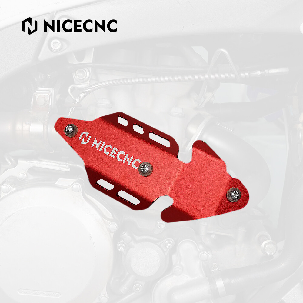 Muffler Mid Pipe Heat Shield Guard For Yamaha YFZ450R / RSE Special Edition Red