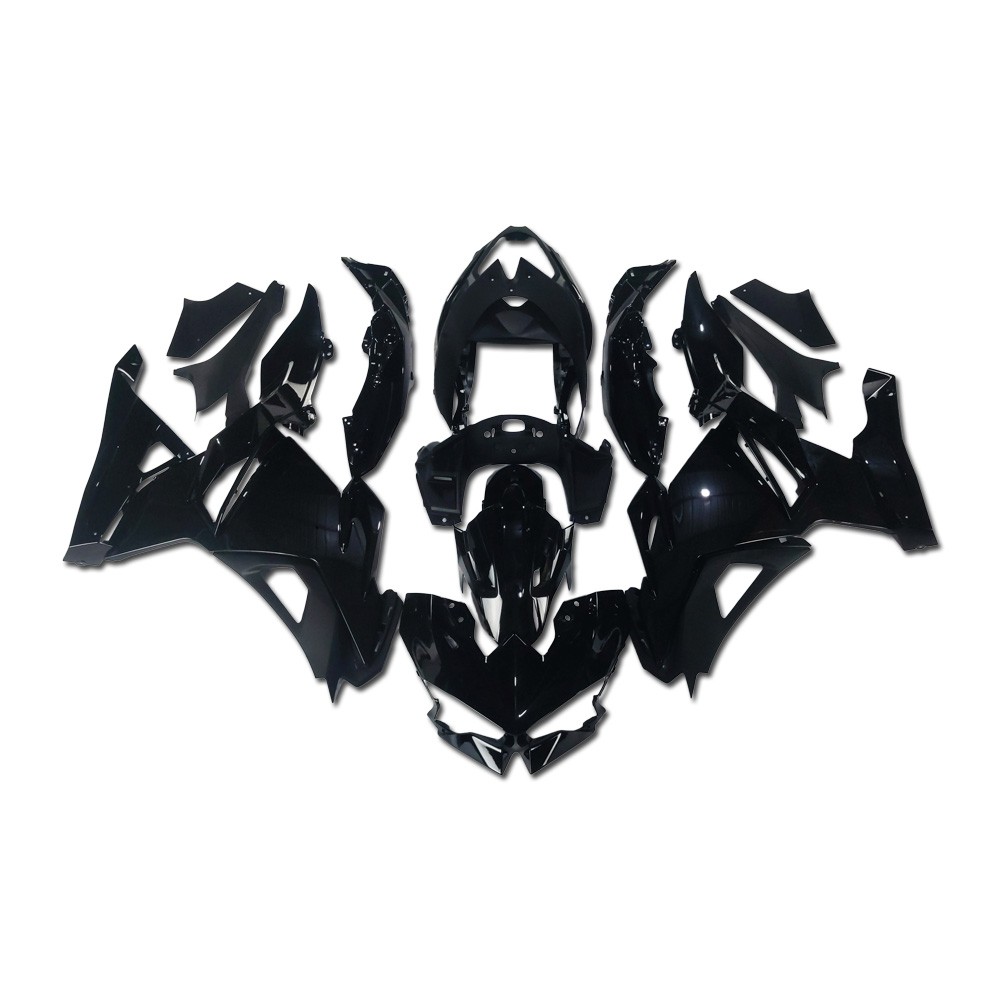 US Stock Injection Glossy Black Fairing for 2024 2026 Kawasaki NINJA 500 Kit