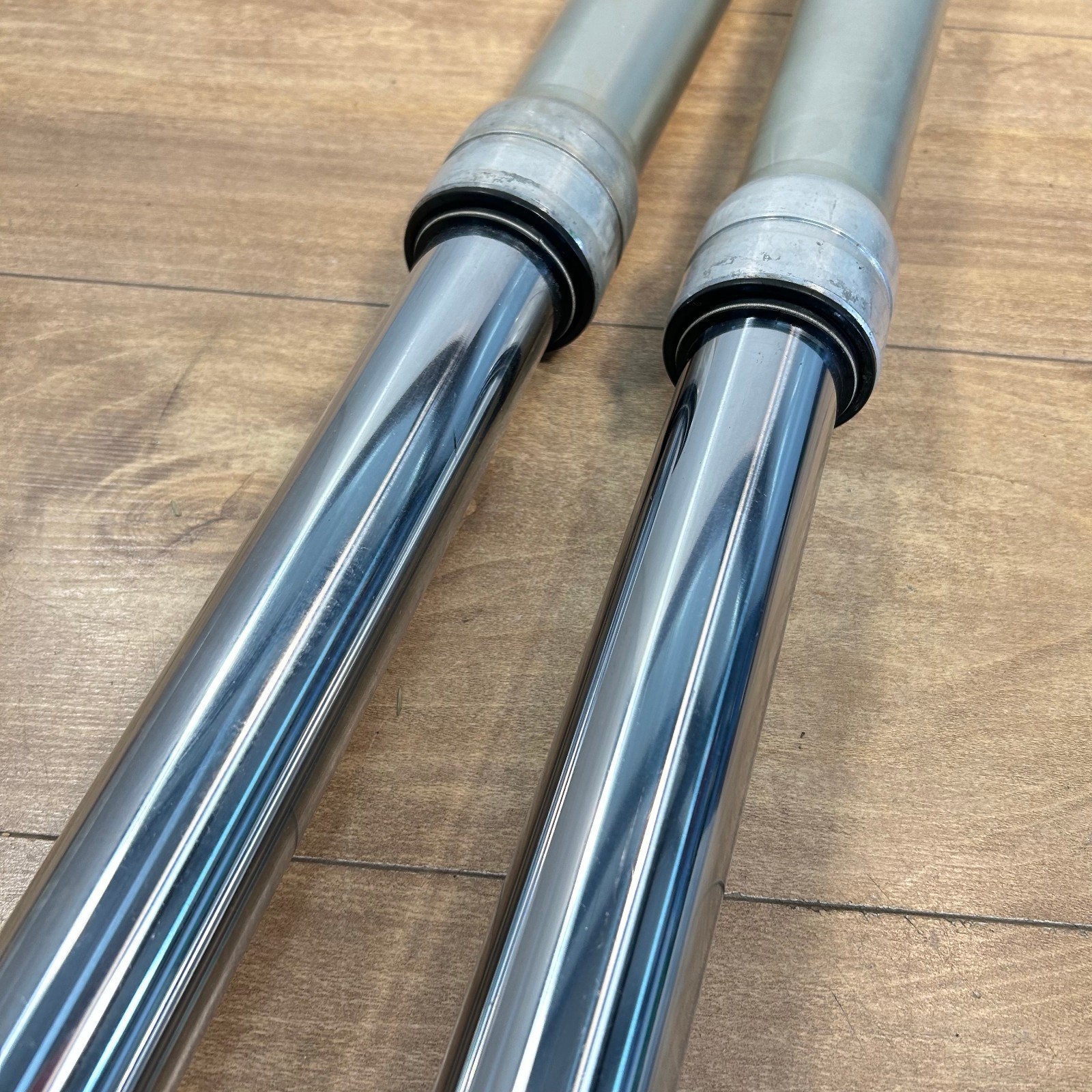2001 99-02 Kawasaki KX125 KX 125 / OEM KYB FRONT FORKS SUSPENSION