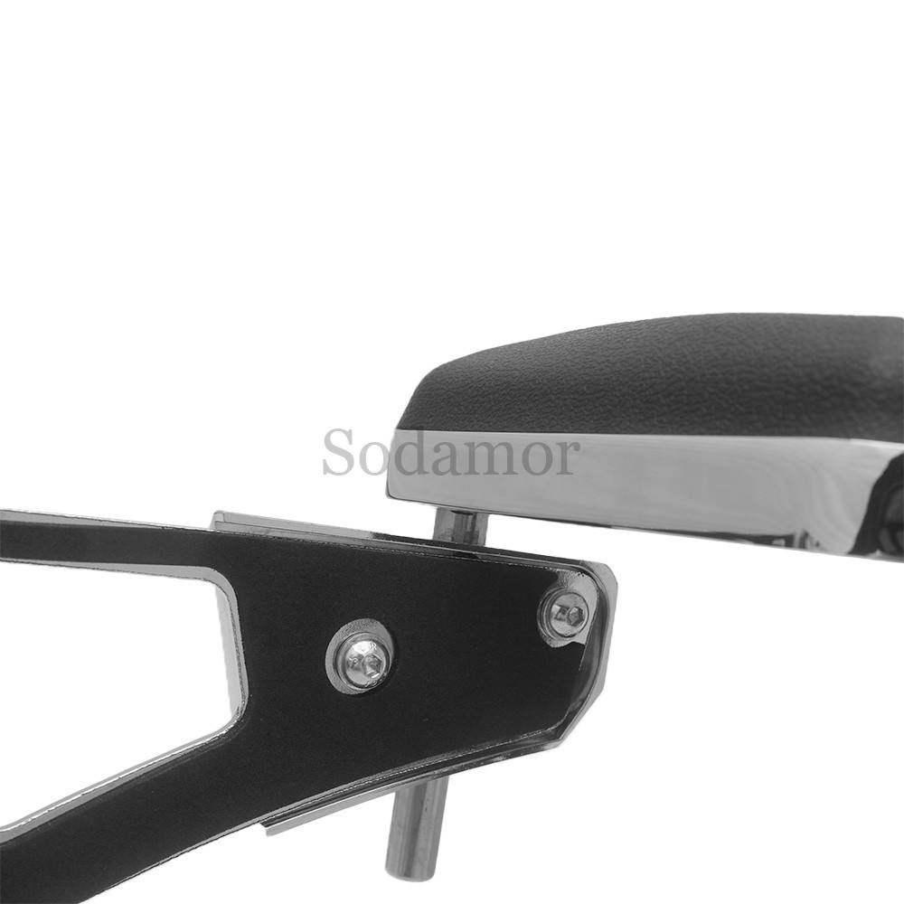 Passenger Armrests Cup Holder Adjustable for Harley Touring Electra Road Glide