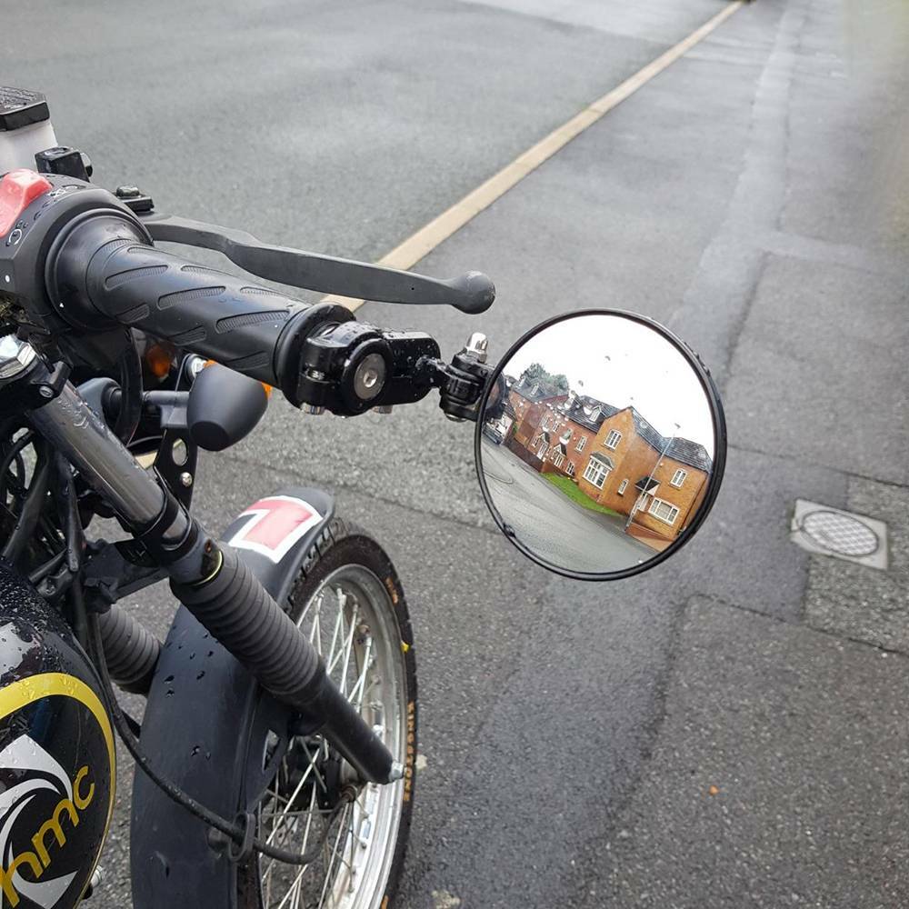 For Ducati Monster 821 696 795 796 Black Motorcycle 7/8″ Folding Bar End Mirrors