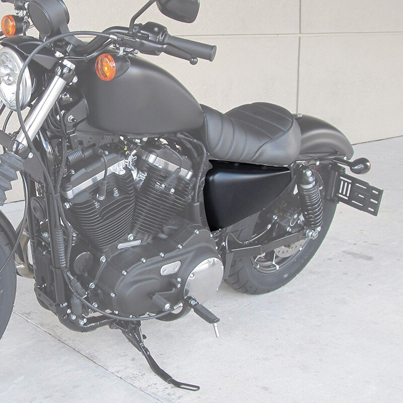 Left Side Battery Cover Fit For Harley Sportster XL883 1200 Custom 2004-2013