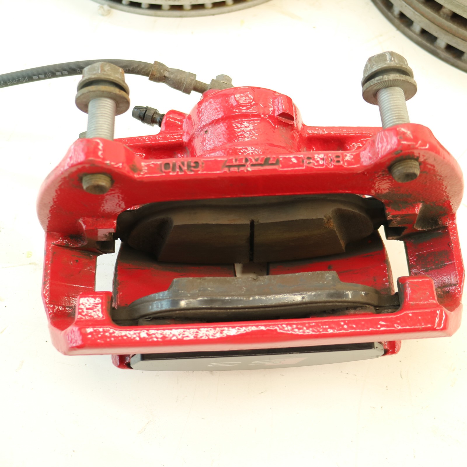15 16 AUDI S3 8V BRAKE CALIPERS ROTORS PADS LINES FRONT REAR RIGHT LEFT 💥RED