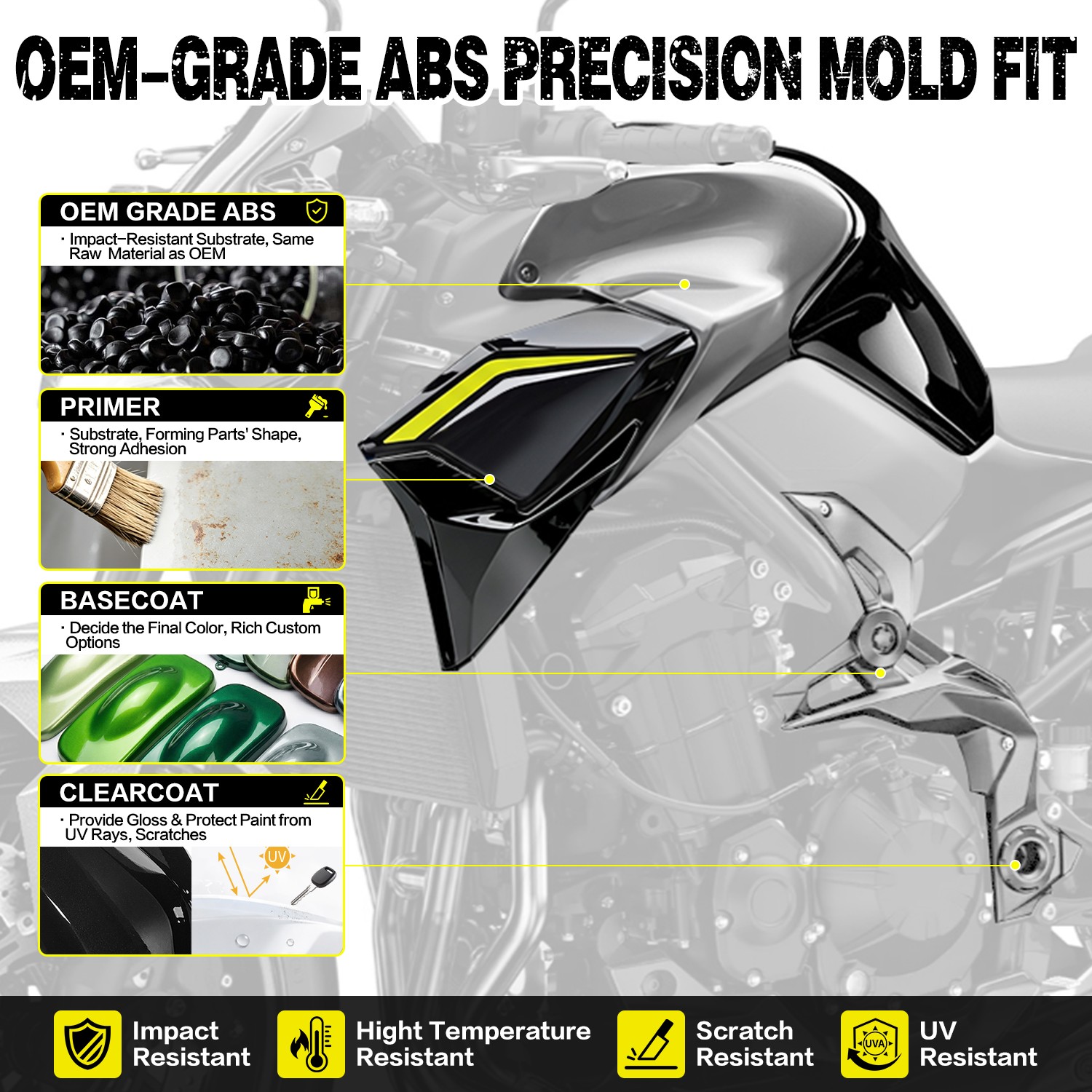 WOLFLINE Fairing Kit For Kawasaki Z900 Z900SE 2020-2024 Bodywork ABS Plastic
