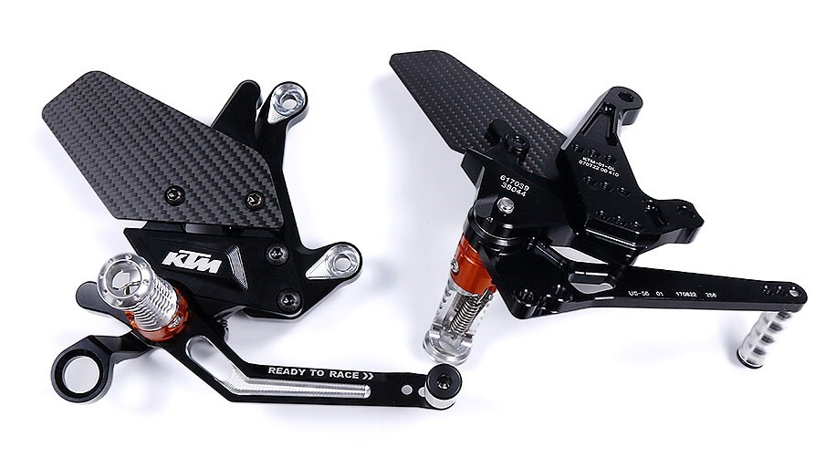 Adjustable Factrocy Rearsets Rear Set for KTM 1290 1390 Super Duke 2020-2024
