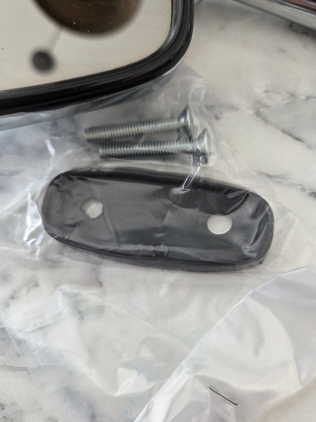 NOS HONDA INTERSTATE GL500 81 GL1100 80-81EMGO CHROME LEFT MIRROR 20-87002