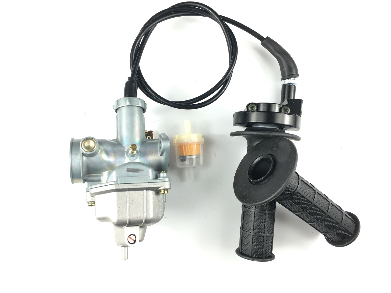 Carburetor & Twist Throttle Casting & Throttle Cable for Honda XL185S 1979-1983
