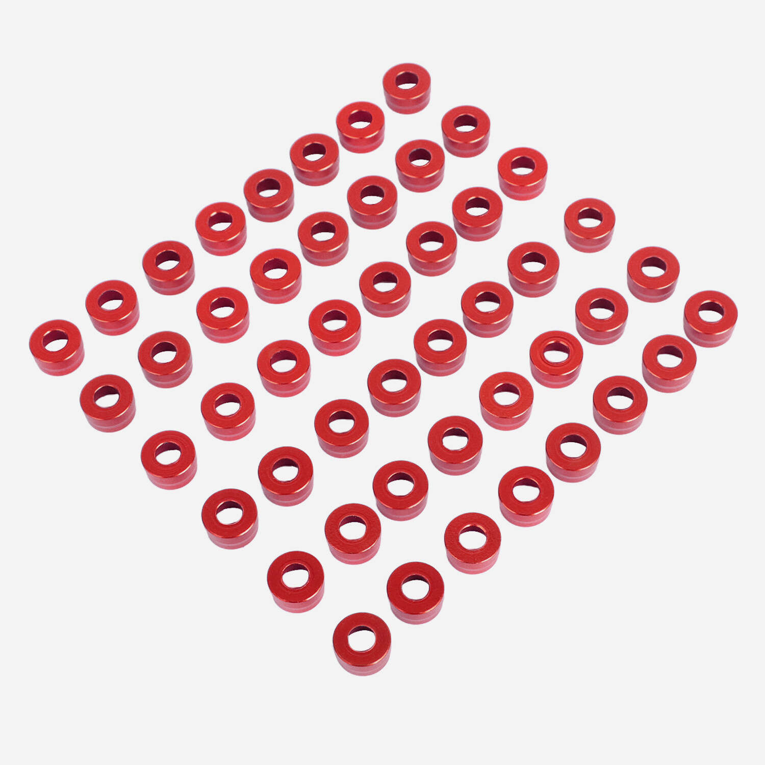48X Red Engine Bolt Cover Caps For Harley Touring Electra Road Street Glide FLHX