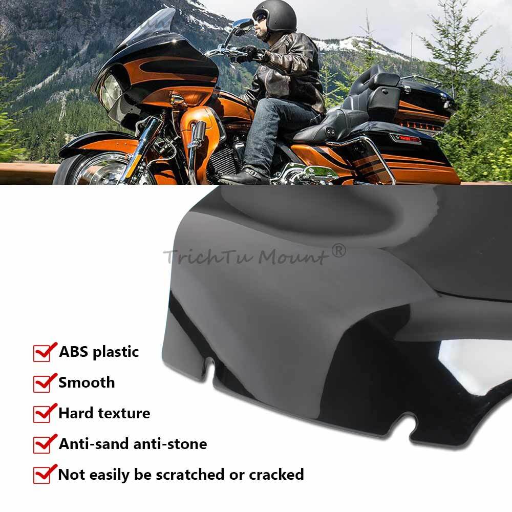 13” Wave Windshield Windscreen For Harley Road Glide FLTR FLTRX 2015 2016-2023