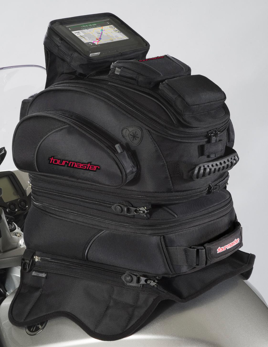 Tourmaster 8263-1005-30 Tour Master Elite Tri-Bag Tank Bag – Strap Mount