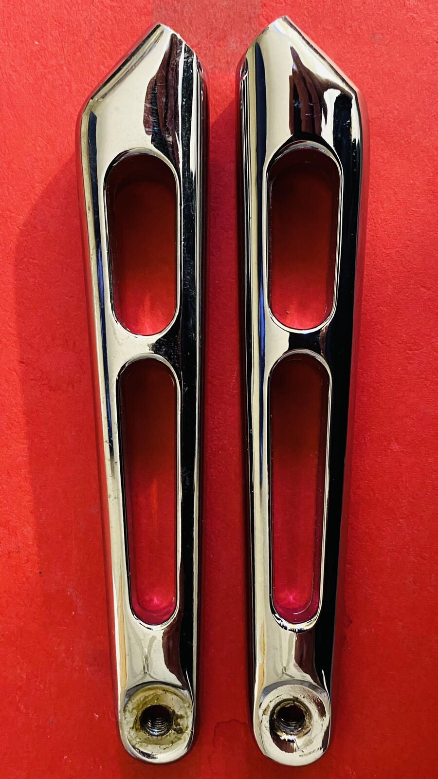 Kuryakyn 1401 – CHROME – Right & Left Side Replacement Stems for Magnum Mirrors
