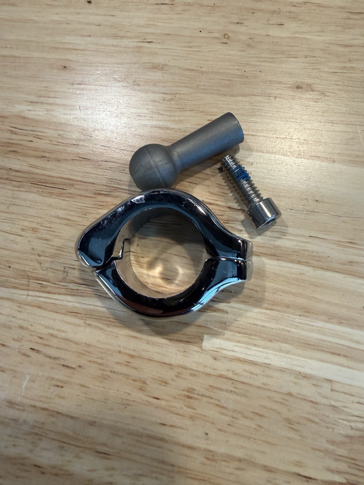 Chrome Aluminum Clamp Mount for 1 in. Bars