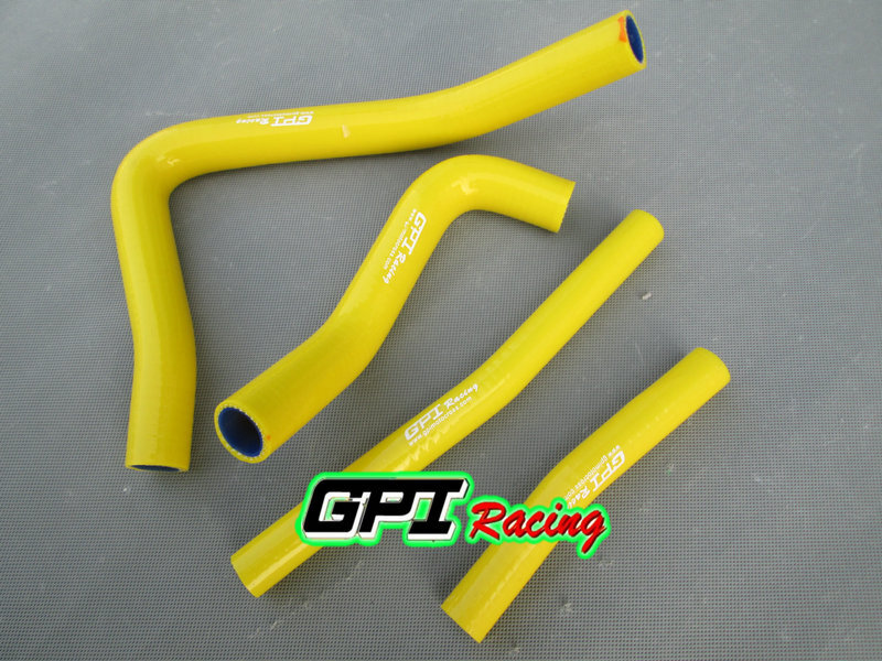 GPI Racing Suzuki RM250 RM 250 1996- 2000 99 00 silicone radiator hose kit yello