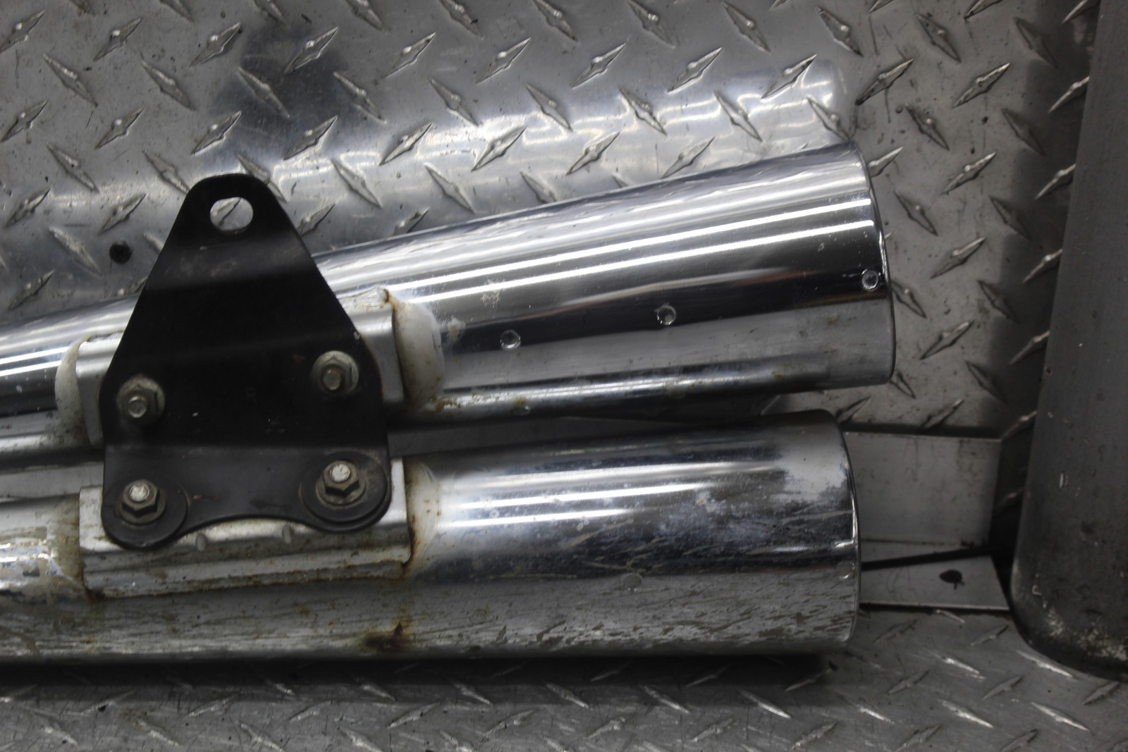 1980 HONDA CB650C CUSTOM EXHUAST HEADERS & MUFFLERS