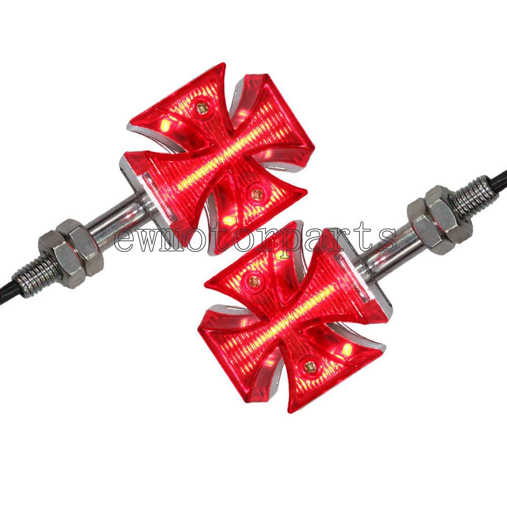 LED 2″aluminum& plastic Mini Light For Suzuki Intruder Volusia VS VL 700 750 800