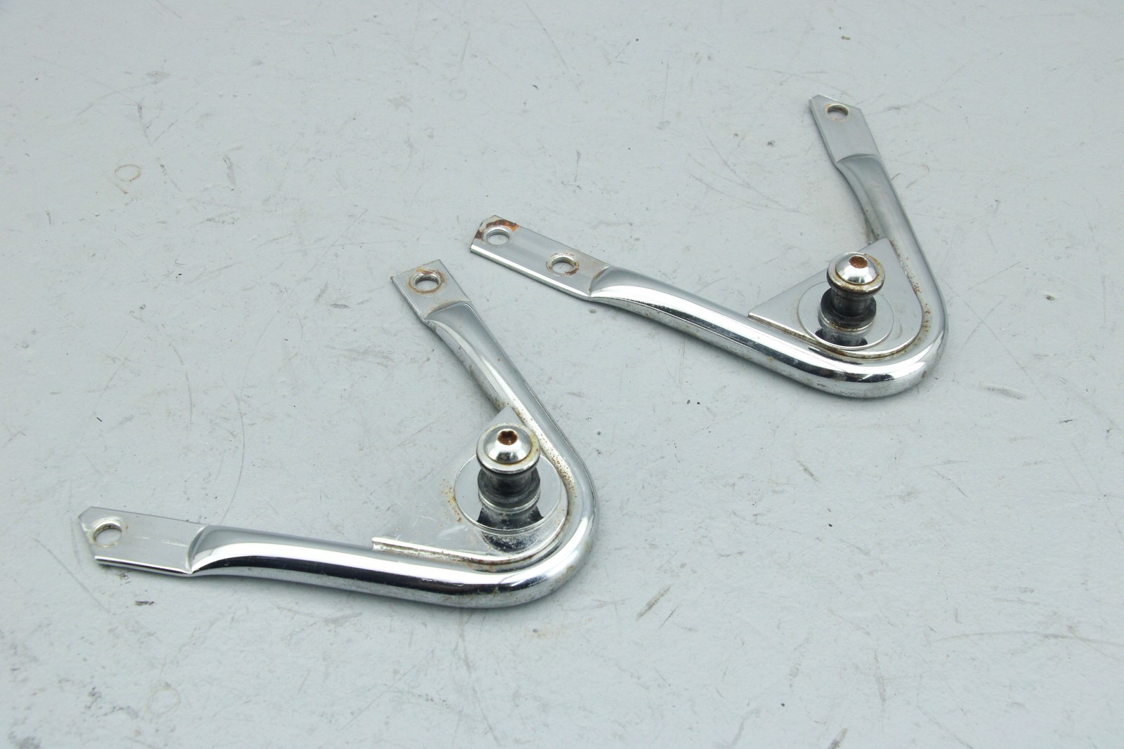 2006 Harley Road King Trunk Tour Pak Mount Bracket Kit DETACHABLE CHROME #4096