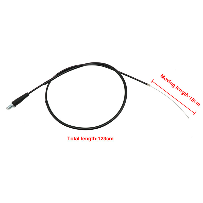 1X Throttle Cable 110cm Replacement Motorcycle 50inch Adjustable YAMAHA Honda
