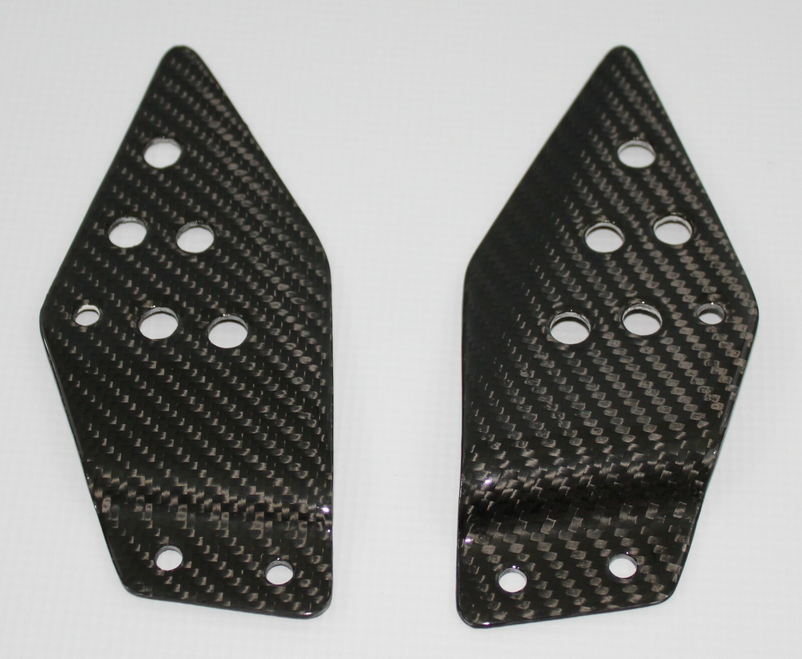 Kawasaki Z750 (2007-2012) Z1000 (2007-2009) Heel Plates – 100% Carbon Fiber