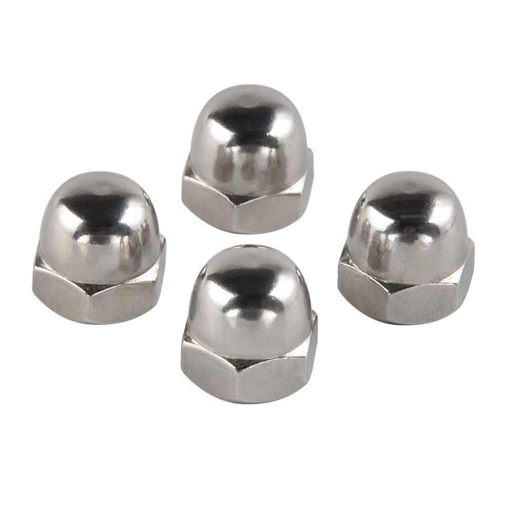 4PCS Universal Shock Absorber Acorn Nuts Kit M10x1.25 For Honda Suzuki Kawasaki