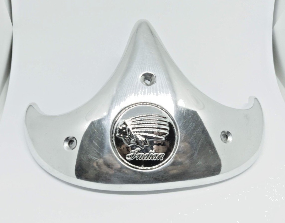 FRONT FENDER TIP 6″ wider; with FACE FOR INDIAN MOTORCYCLE 1940-53 ONLY.