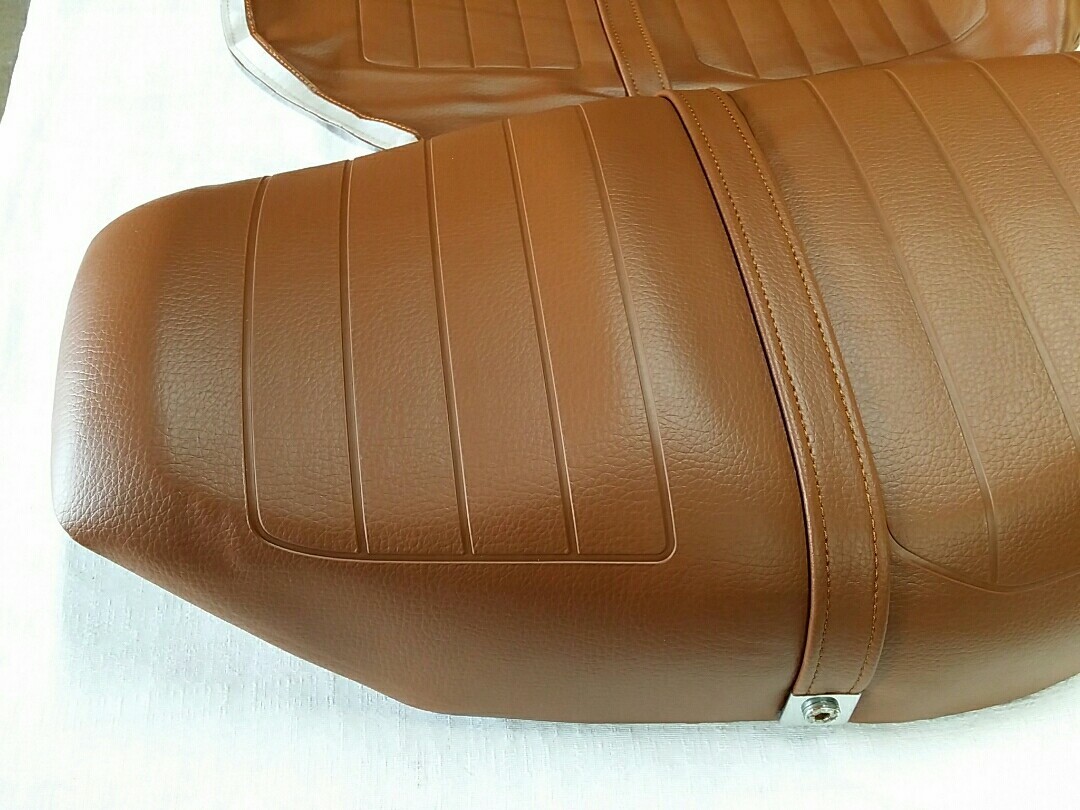 HONDA CH125 CH150 SEAT COVER ELITE 1984 MODEL SEAT COVER BROWN + STRAP (H*-327)