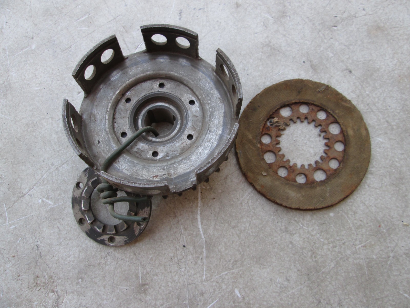 Harley-Davidson Clutch Shell Parts Lot Lightweight 125 165 Pacer Hummer OEM