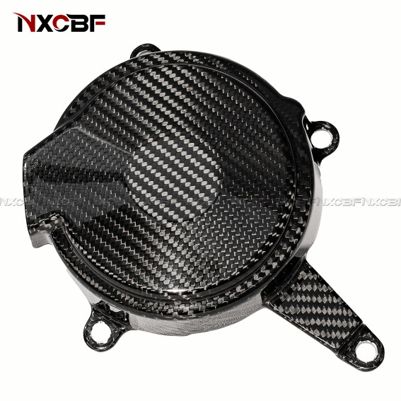 For 2023-2024 Panigale V4 SP2 Carbon Fiber Left Side Engine Alternat Cover