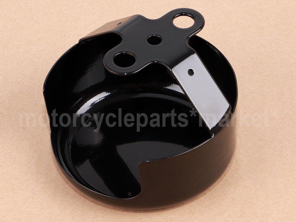 Smooth Round Horn Cover For Harley Dyna Softail Road King Glide Sportster FLHT