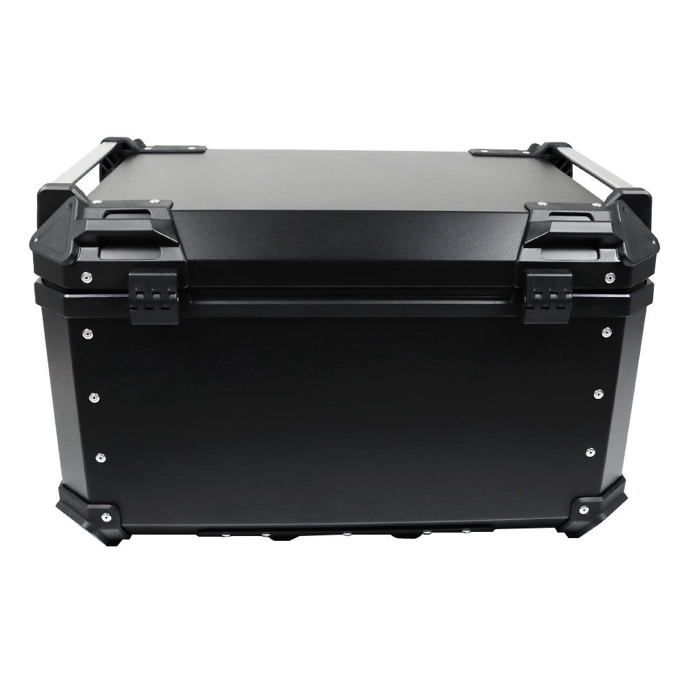 Aluminum Trunk 65L Motorcycle Top Case Waterproof Luggage Storage Tour Tail Box