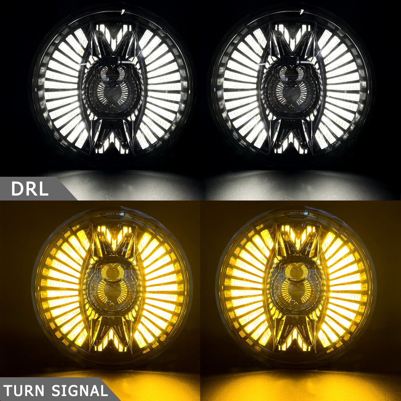 120W 7″ inch LED Headlight for Harley Davidson Street Glide Special FLHXS FLHX
