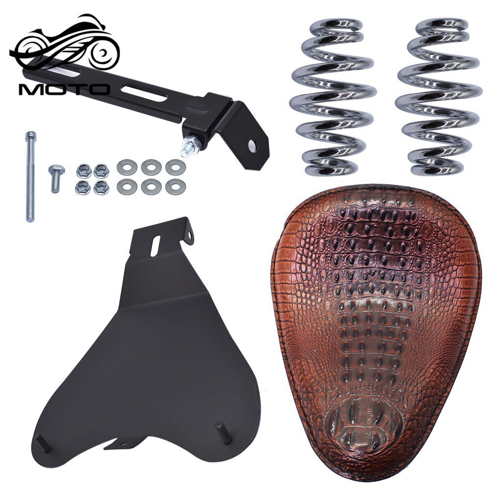 Motorcycle Solo Seat Spring Bracket For Honda Yamaha Kawasaki Suzuki Bobber