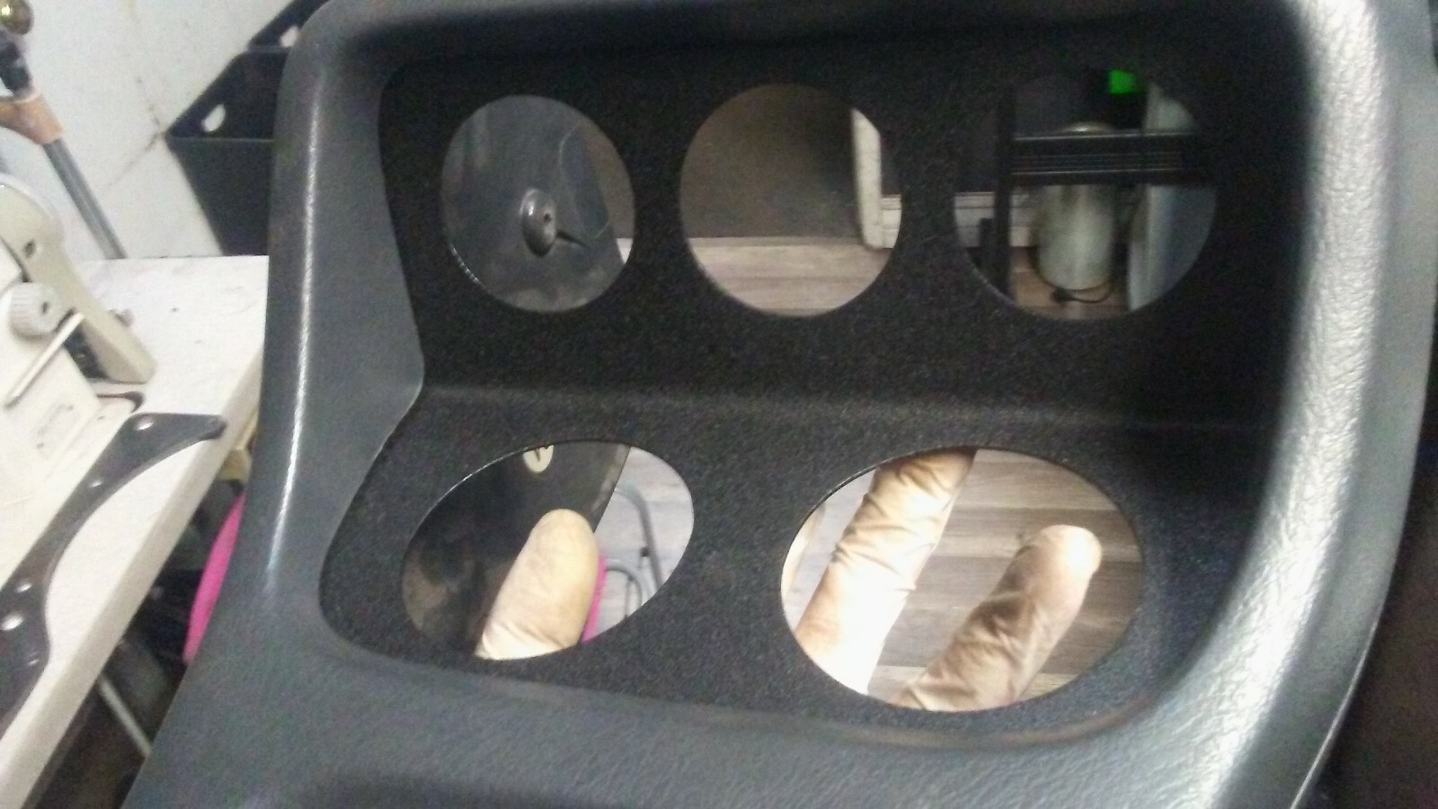 1997-2000 Honda Civic Gauge Pod Holder: Three 52mm & Two Cup Holders!