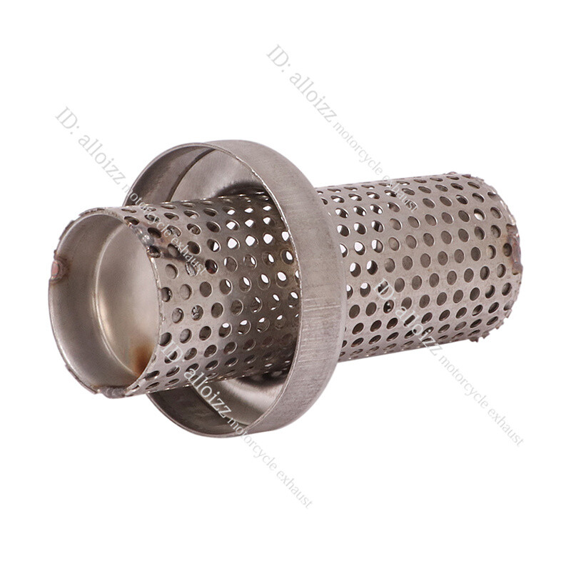 60.5mm Universal Exhaust Pipe Silencer DB Killer Baffles Reduce Noise Removable