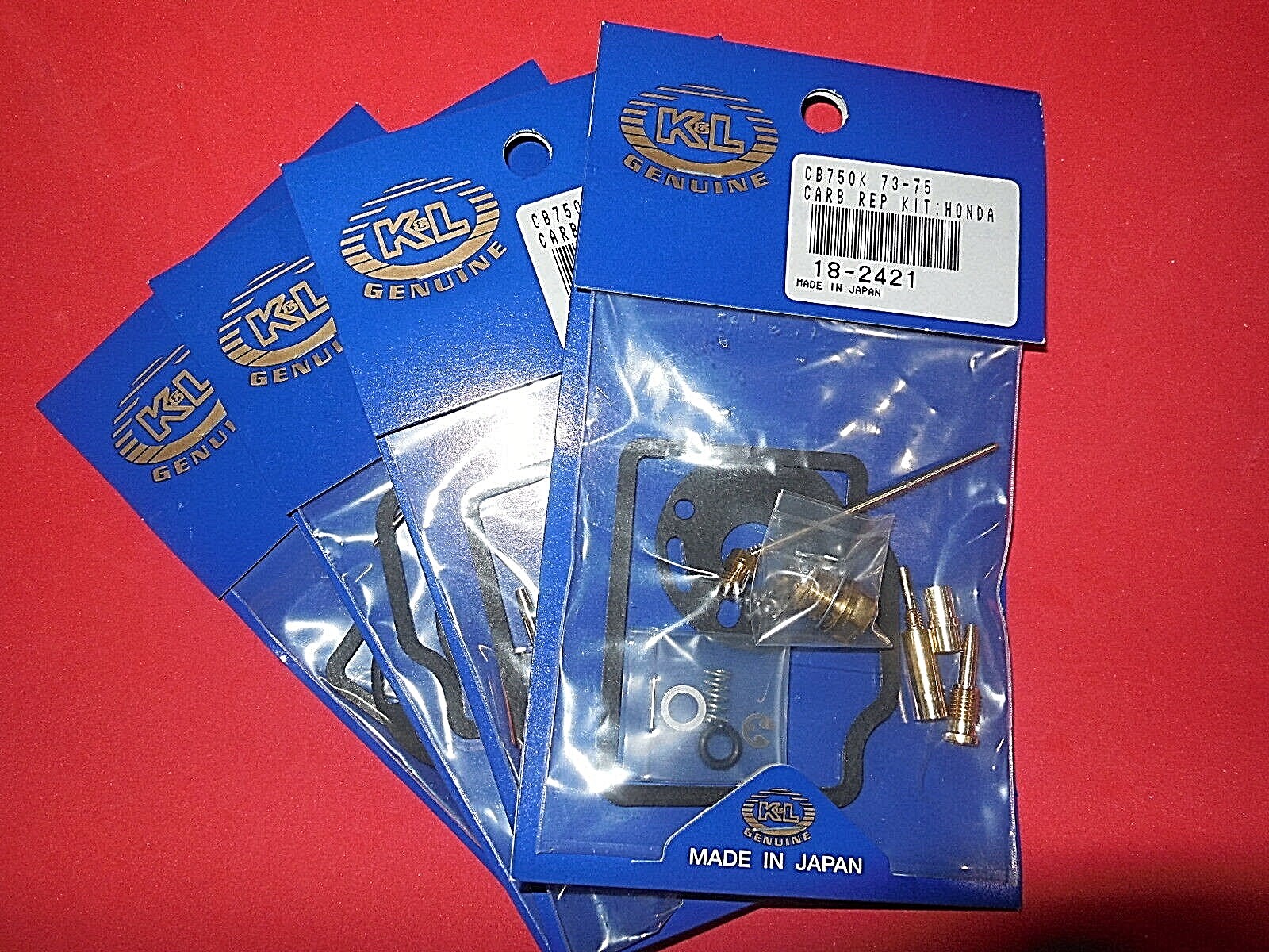4 CARB REPAIR KITS 1970-76 honda CB750 k1 k2 k3 k4 k5 cb 750 carburetor gaskets
