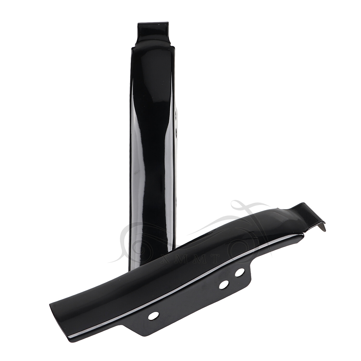 Vivid Black Fender/Saddlebag Filler Panels for Harley Touring Saddlebags 93-08