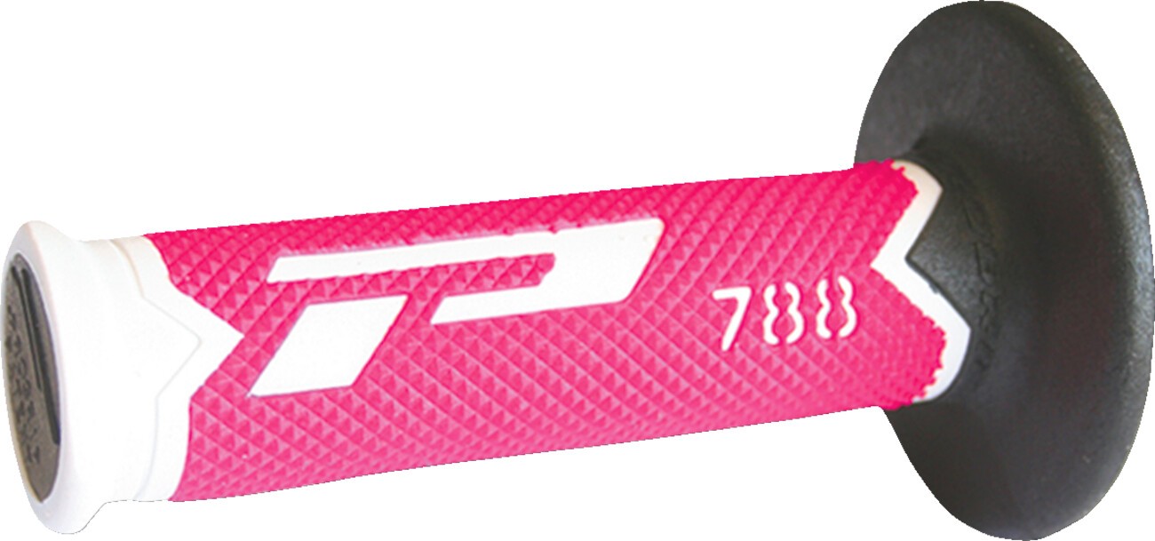 Pro Grip 788 Cross Triple Density Grips White/Pink/Black 7/8in