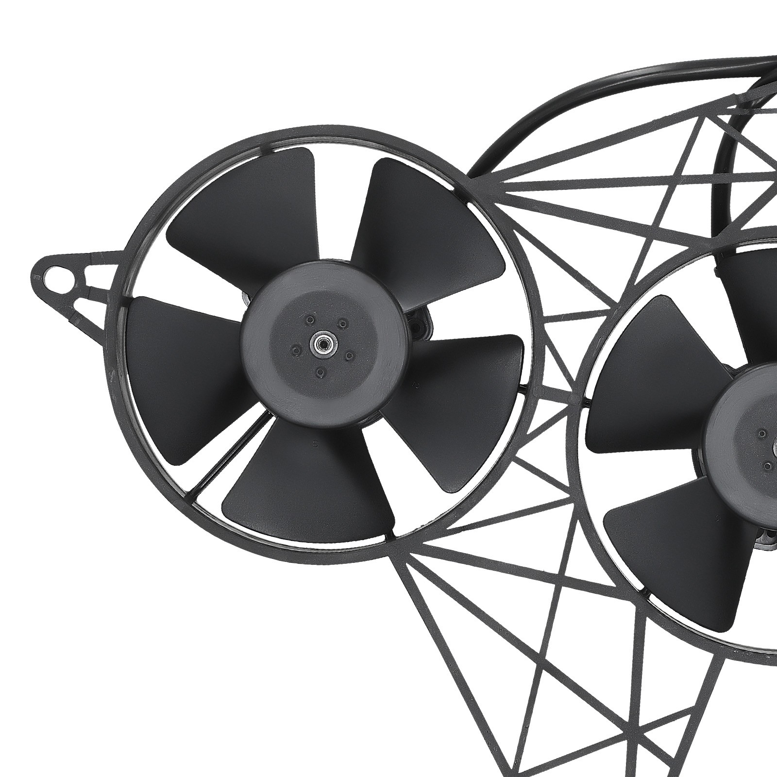 Radiator Cooling Fan with Bracket for Harley V-ROD/VRSC/VRSCDX 30103041 26724-04