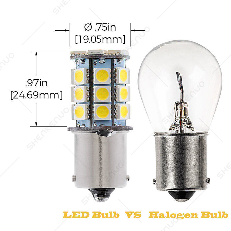 2 LED Turn Signal Bulbs for Honda motorcycle 12V 23W pn 34905-268-671: US Stock