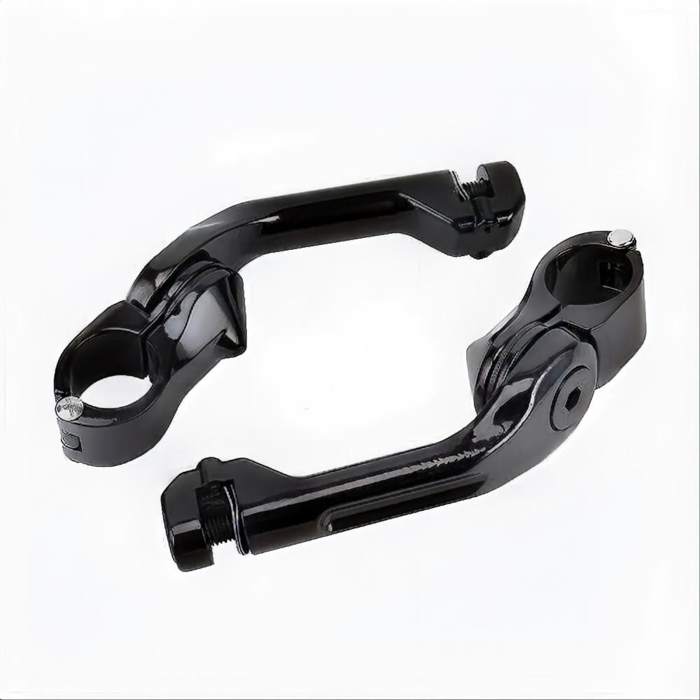 1 1/4″ 32mm Adjustable Highway Foot Pegs Peg Mount Kit For Harley Street Glide