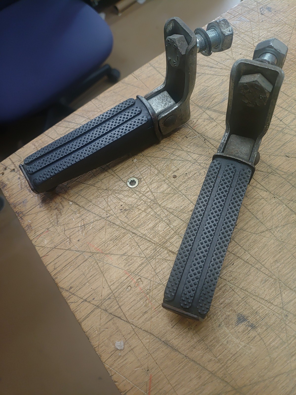 Harley Davidson Z 90 Passenger Foot Pegs, Biemme Aermacchi 1974