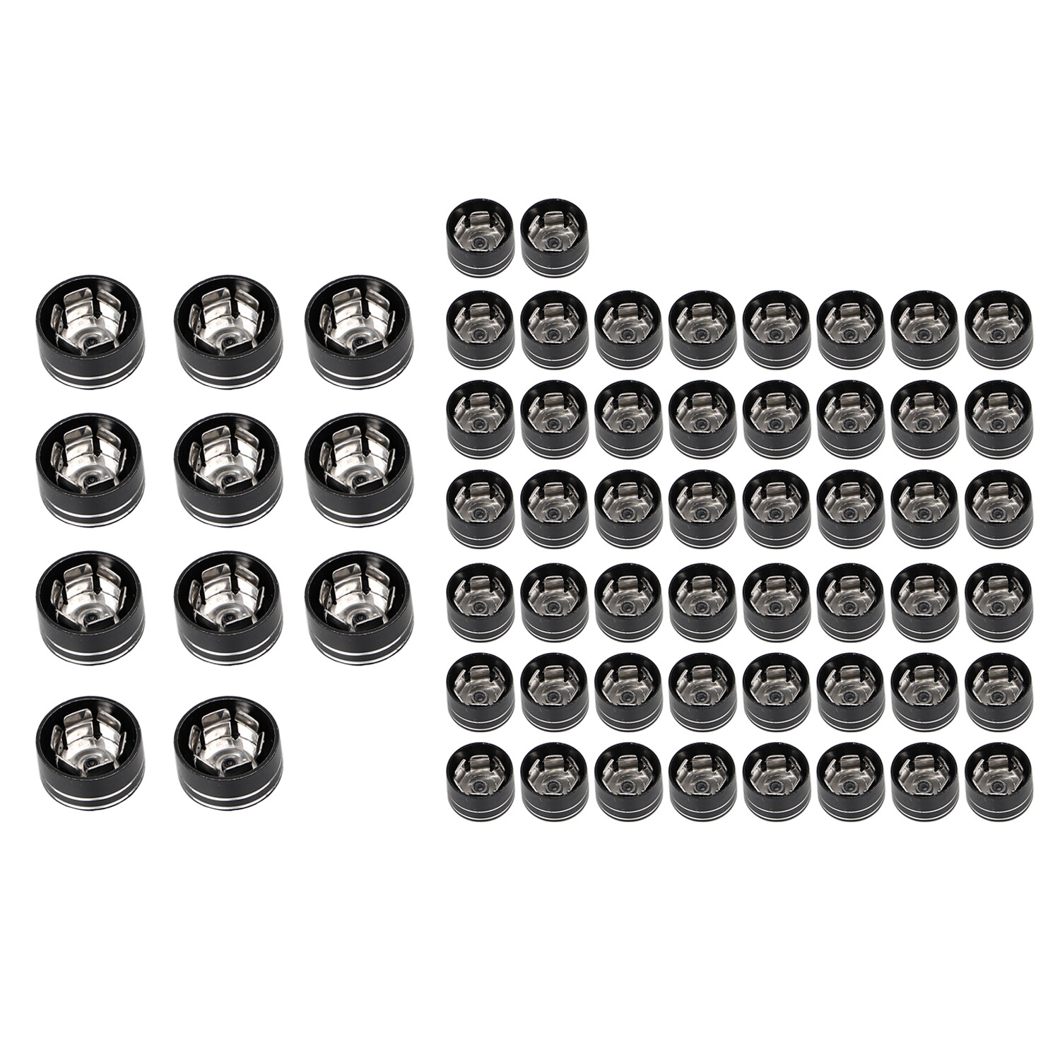 Black Cut Engine Topper Bolt Screw Caps Covers For Harley Breakout Softail FLSTN