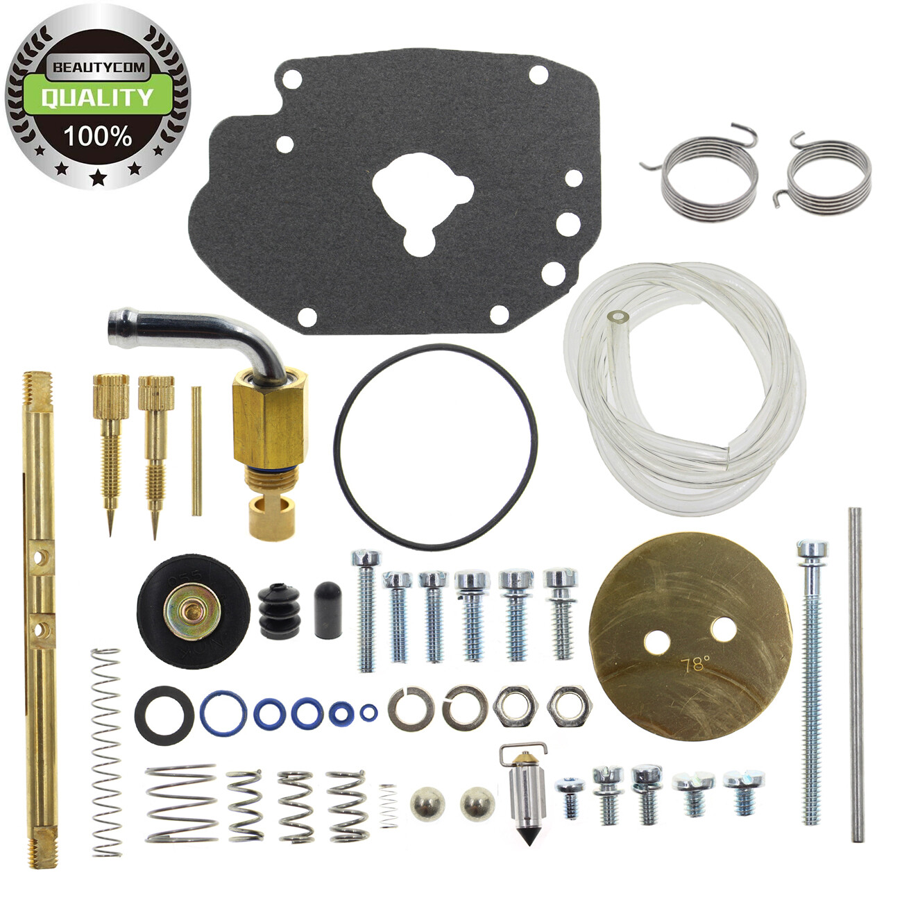 For S&S Master Rebuild kit Super E Carburetor w/ 90°swivel 11-2923 499619