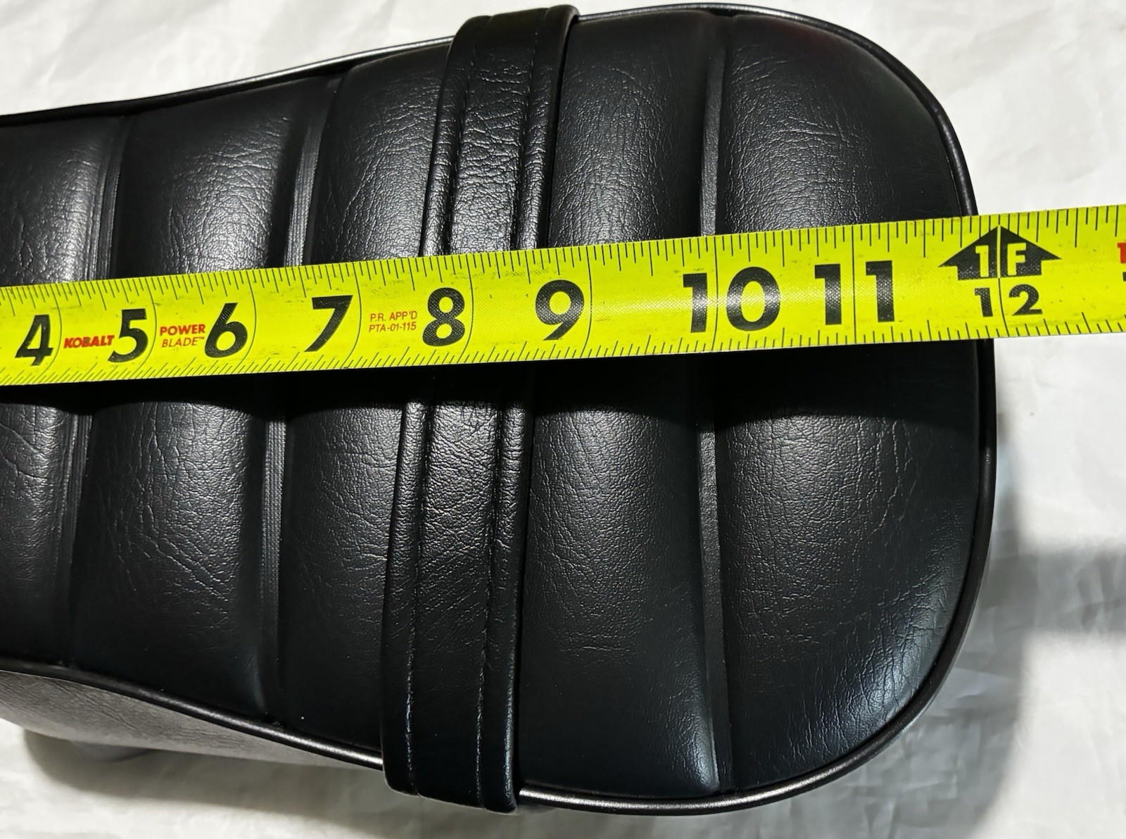 Rear Passenger Pillion Seat for Motorcycle (12”Lx7.5”W)