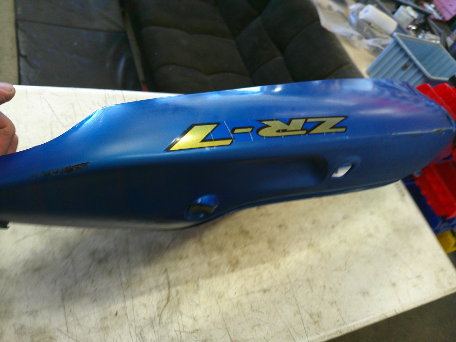 1999-2003 Kawasaki ZR-7 ZR750F rear tail fairing cover panel