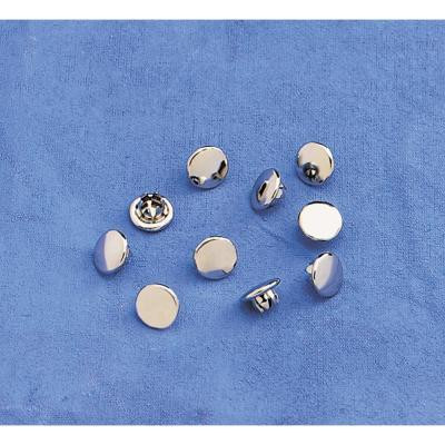 Drag Specialties Chrome Steel End Plugs for Allen-Head Bolt 1/4in. DS-190998
