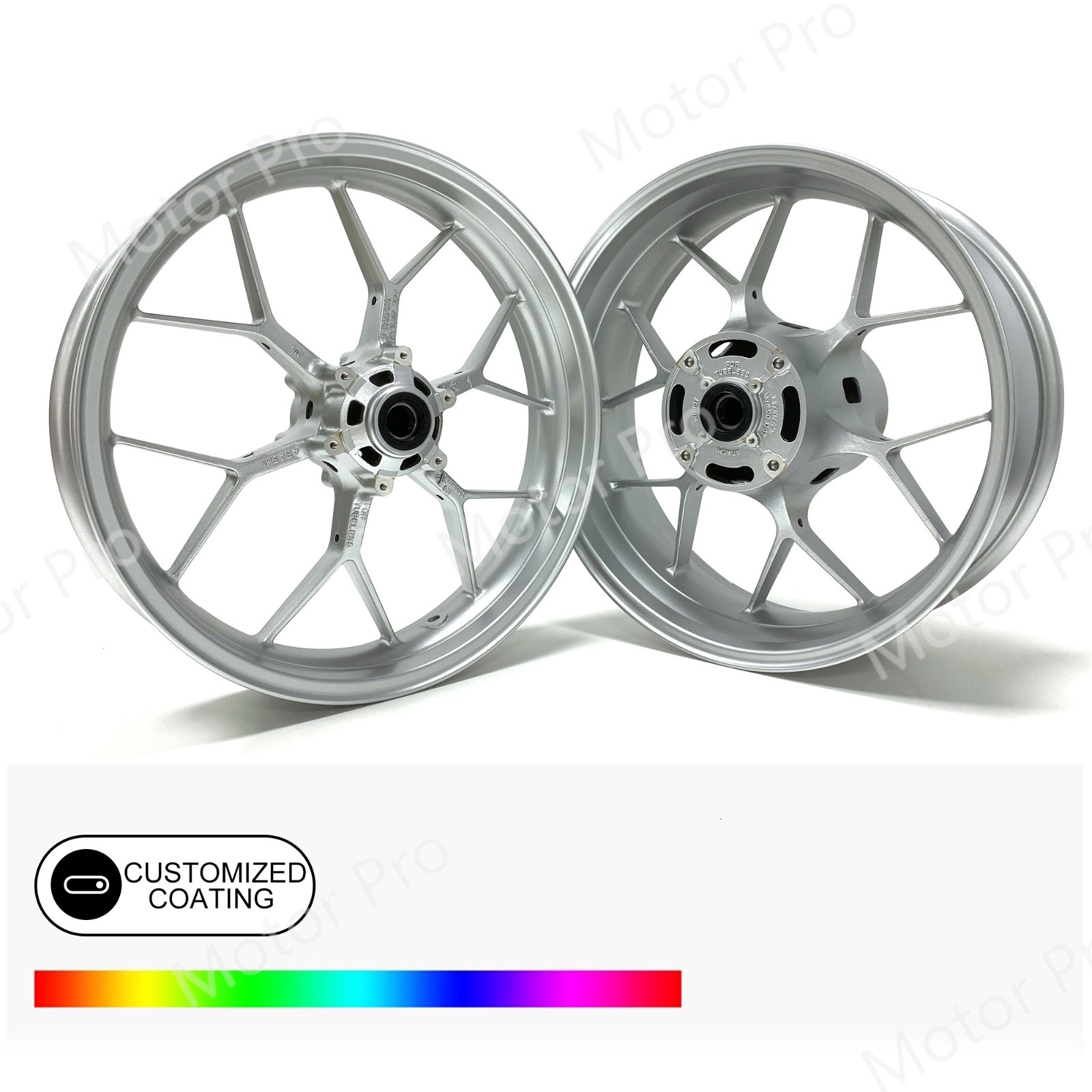 Arashi 17″x3.5″ Black Front Wheel Rim For Kawasaki Ninja 650 Z650 Z900 2017-2025