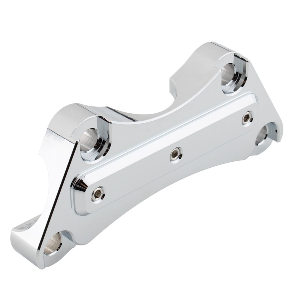 1″ 25mm Handlebar Risers Top Clamp For Harley Touring Models 1997-2019 Chrome