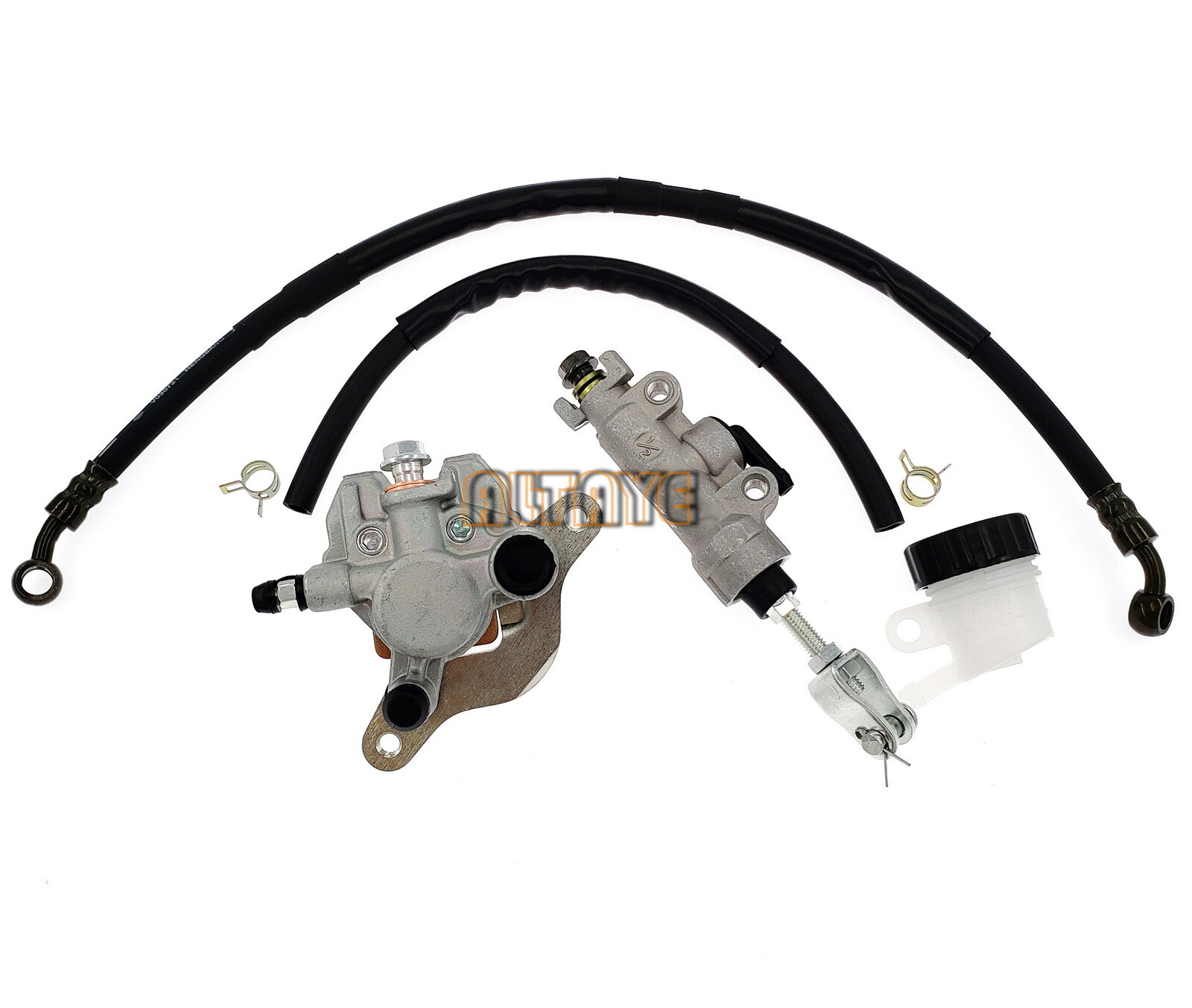 Rear Brake Master Cylinder & Caliper & Hose Assembly For Kawasaki KX85 KX 85